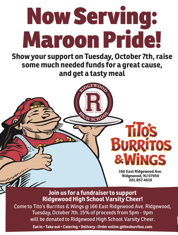 Varisty Cheer Fundraiser