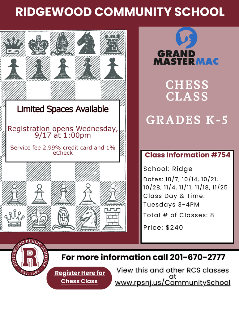 Chess Club Info