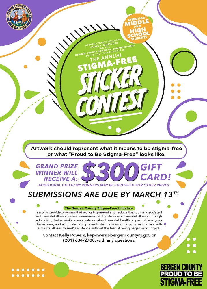 Annual Sticker Contest for Stigma Free