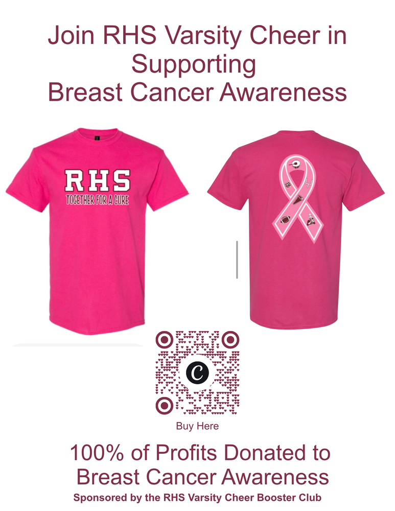 RHS Cheer Booster Club Raises Funds for Breast Cancer Awareness