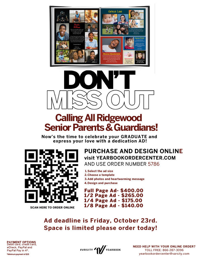 Senior Class Yearbook ads