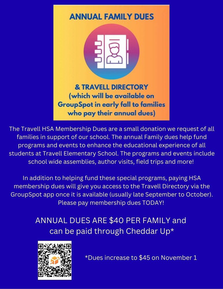 HSA Dues and Directory 