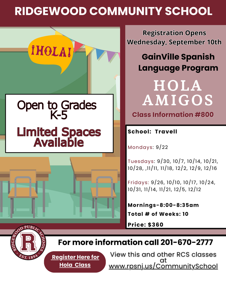 Spanish Class Fall 2025