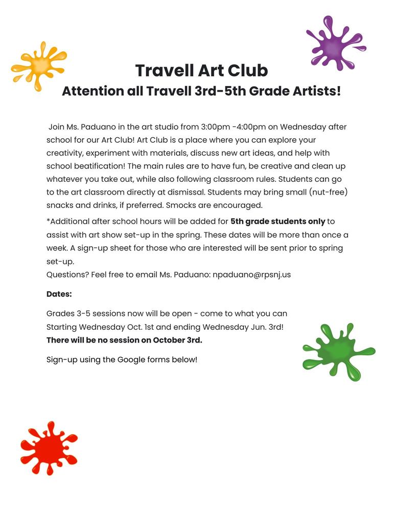 Travell Art Club 25-26