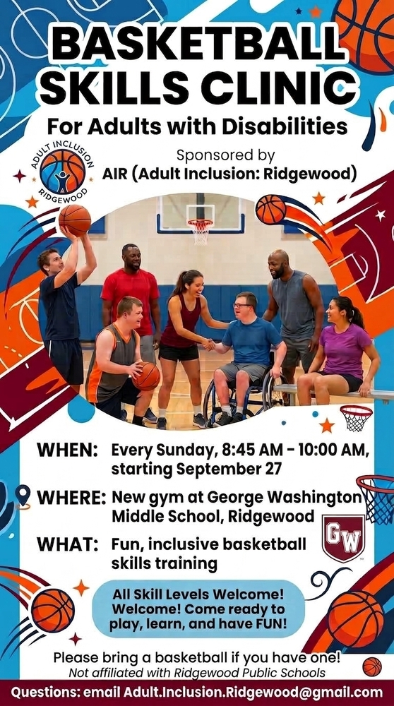 Basketball Skills Clinic for Adults with Special