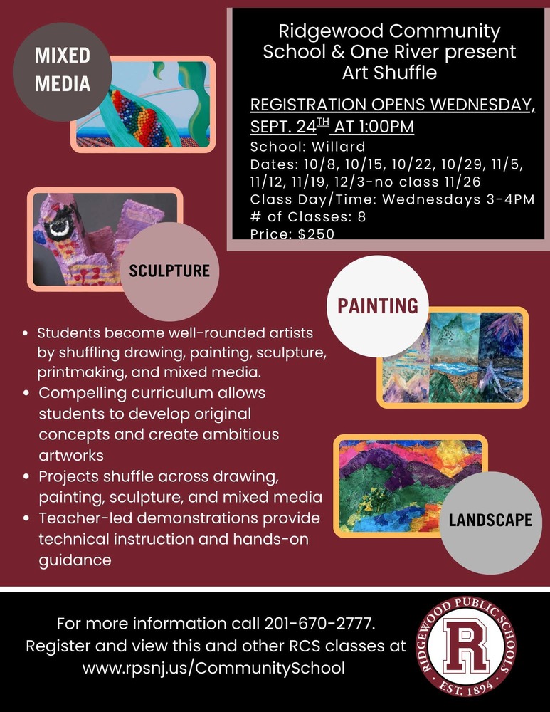 Art Shuffle flyer