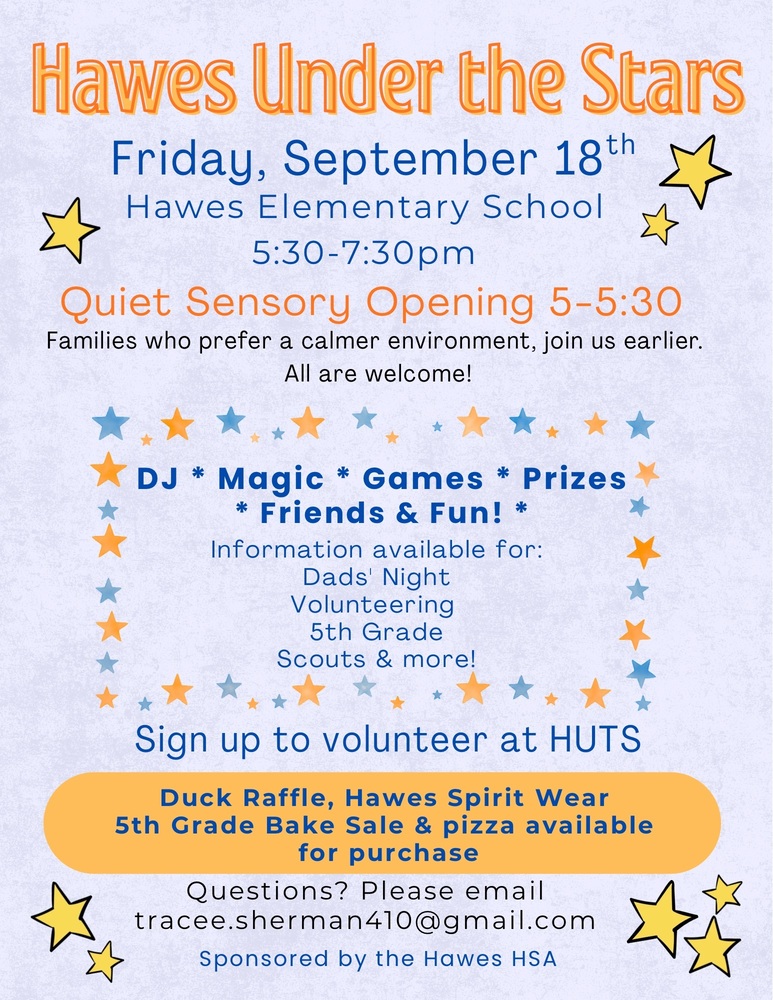 Hawes Under the Stars Flyer 2026