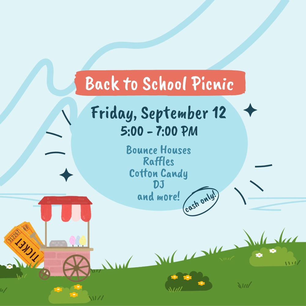 back to school picnic 9/12/25 5:00