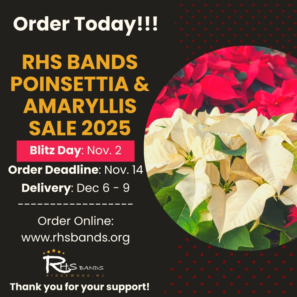 RHS Bands Poinsettia Sale