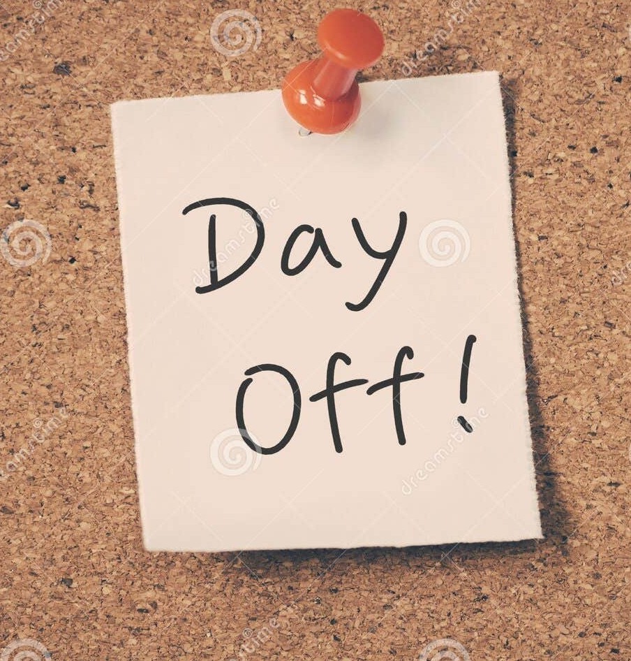 Day Off Clip Art