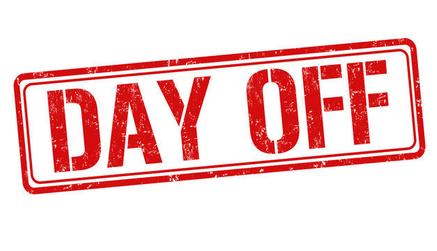 Day Off Clip Art