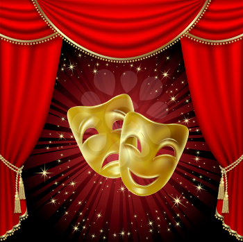Theater Mask Clip Art