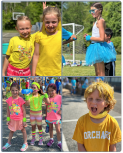 pictures of students in bright colored clothing