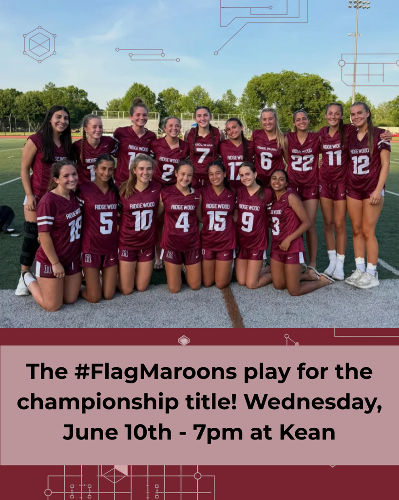 Flag Football tonight 7pm at Kean or stream it https://www.youtube.com/live/qZcGTujAh08