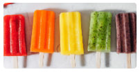 colorful ice pops
