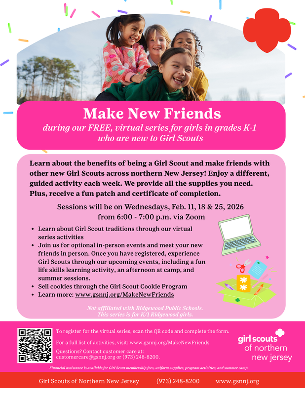 K-1 Ridgewood Girl Scouts