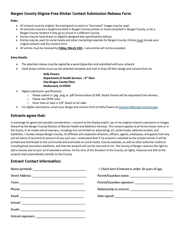 Sticker Contest for Middle and High School Students - Entries Due by March 28, 2025