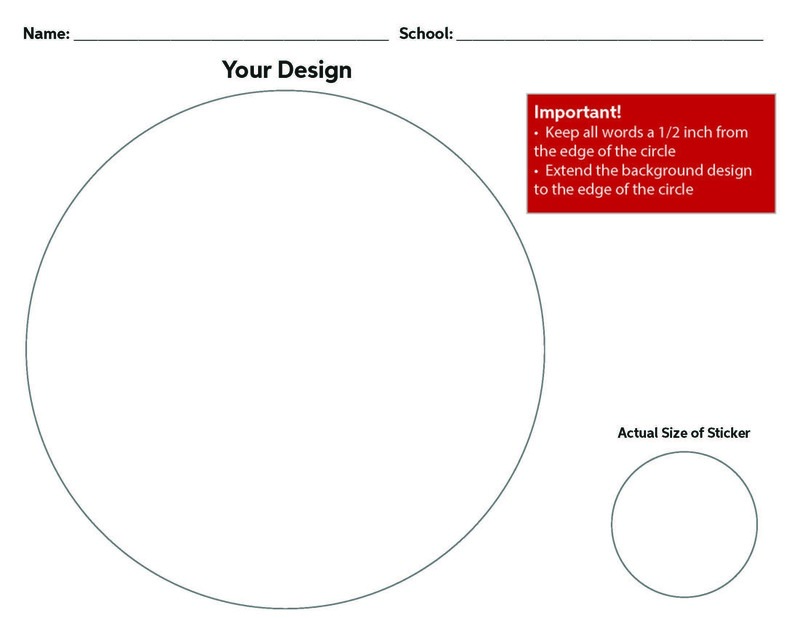 Sticker Contest for Middle and High School Students - Entries Due by March 28, 2025
