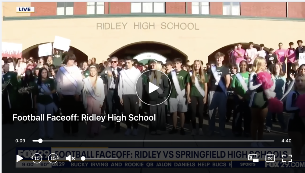 Football Faceoff: Ridley High School