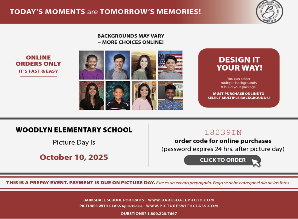 Picture Day October 10