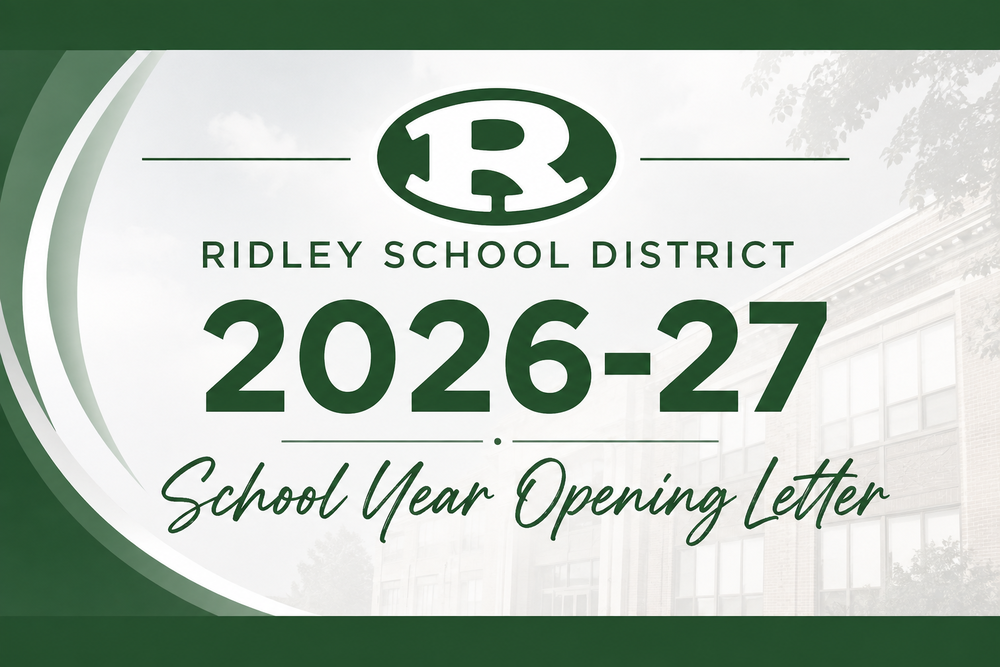 RSD 2026-27 school year opening letter