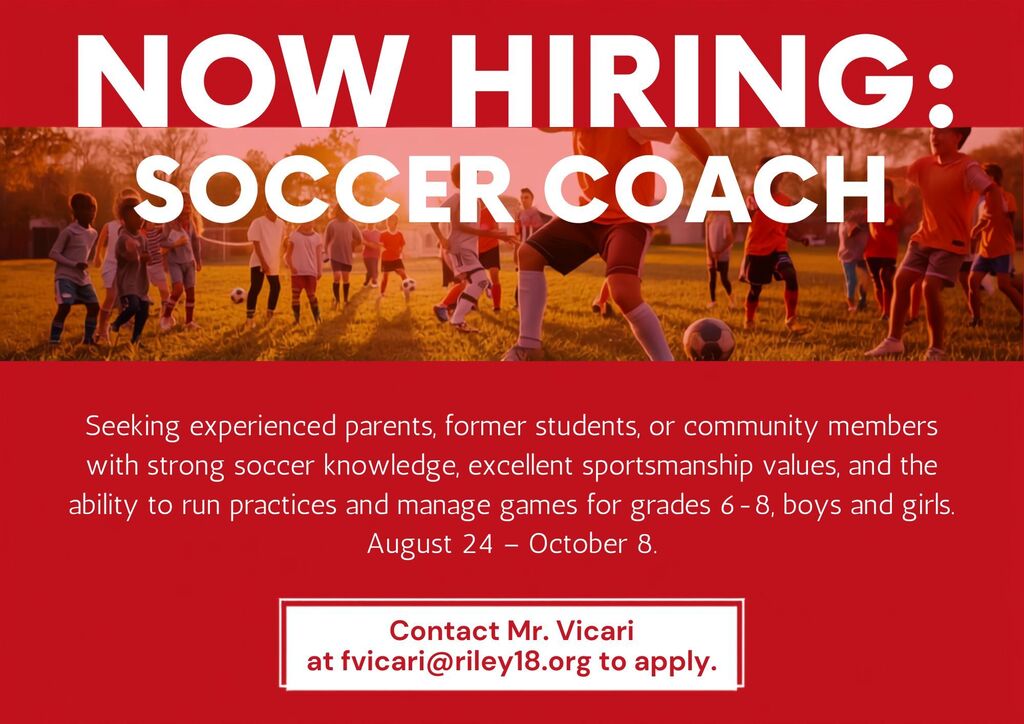 Wanted: Soccer Coach