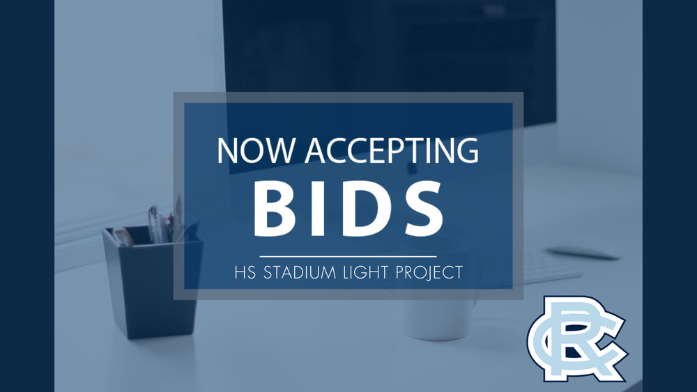 now accepting bids for stadium light project