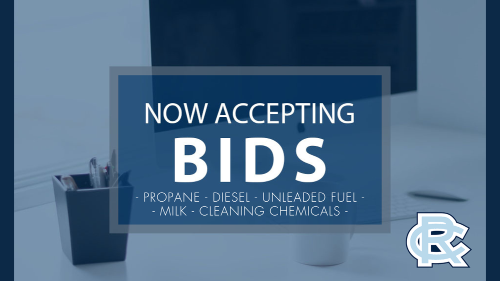 now accepting bids