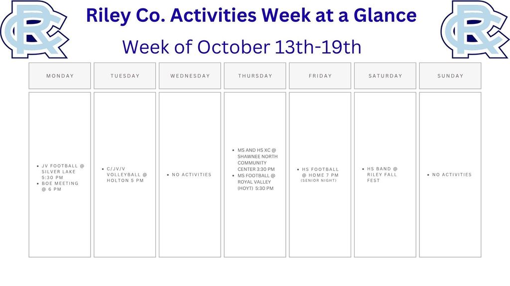 Week at a Glance (5)