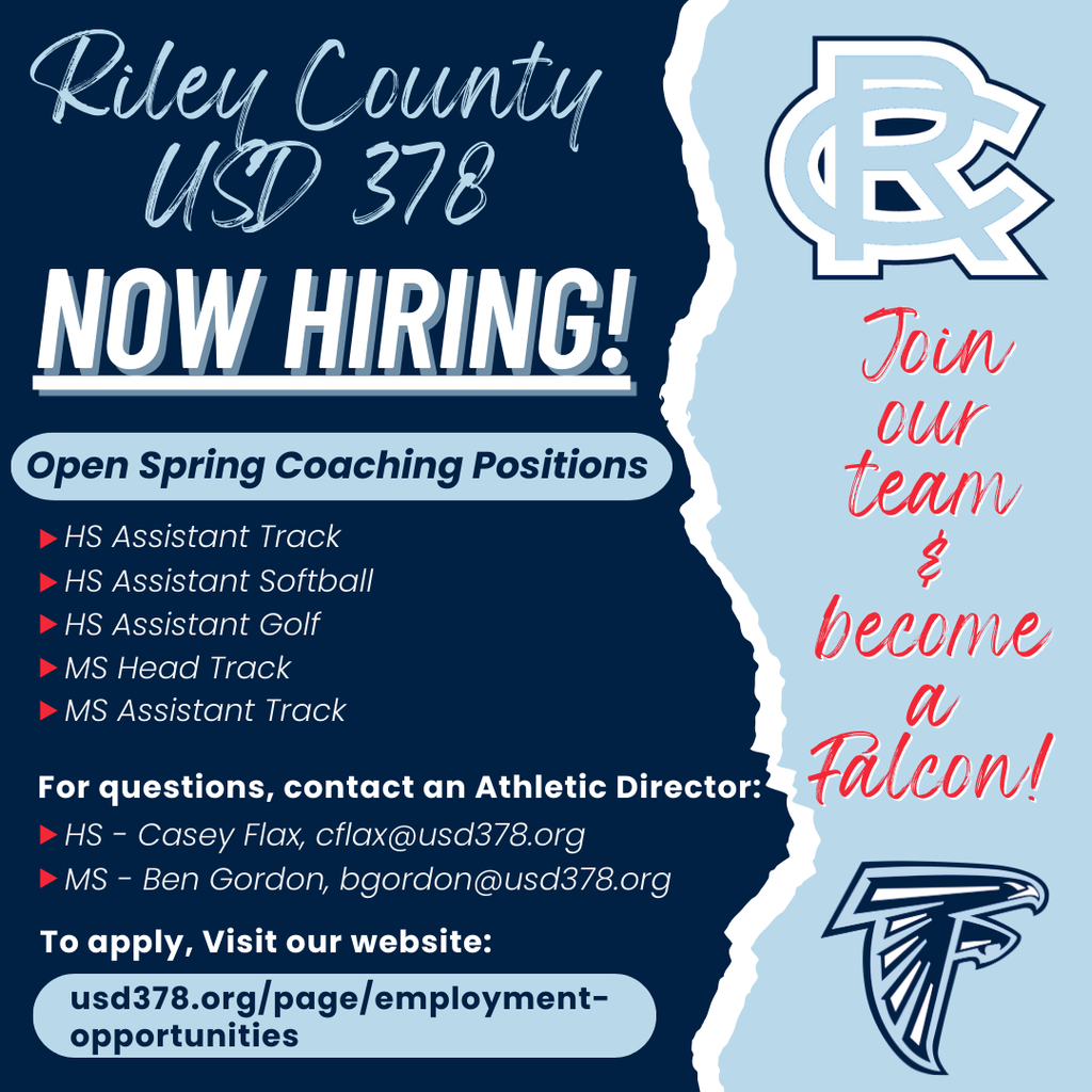 usd 378 now hiring spring coaches