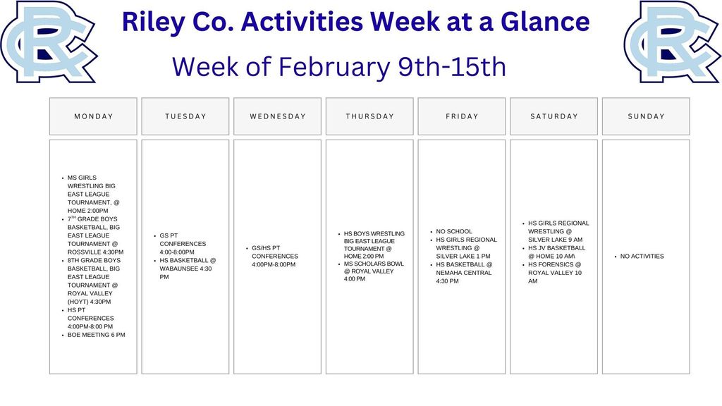 Week at a Glance (5)