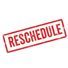 Rescheduled stamp