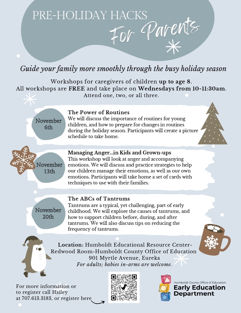 pre-holiday hacks for parents flyer
