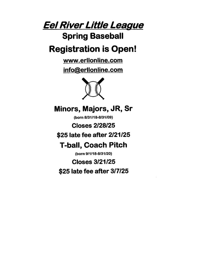 Eel River Little League