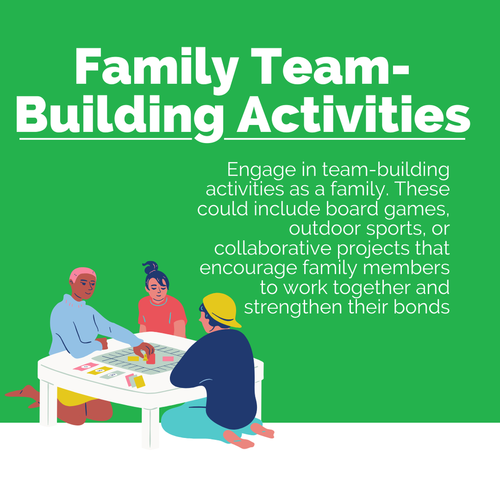Family Team-Building Activities Flyer