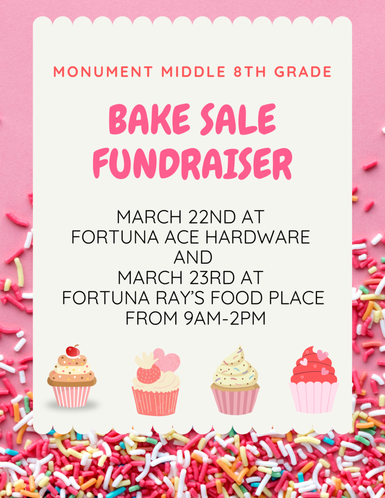 Bake Sale flyer