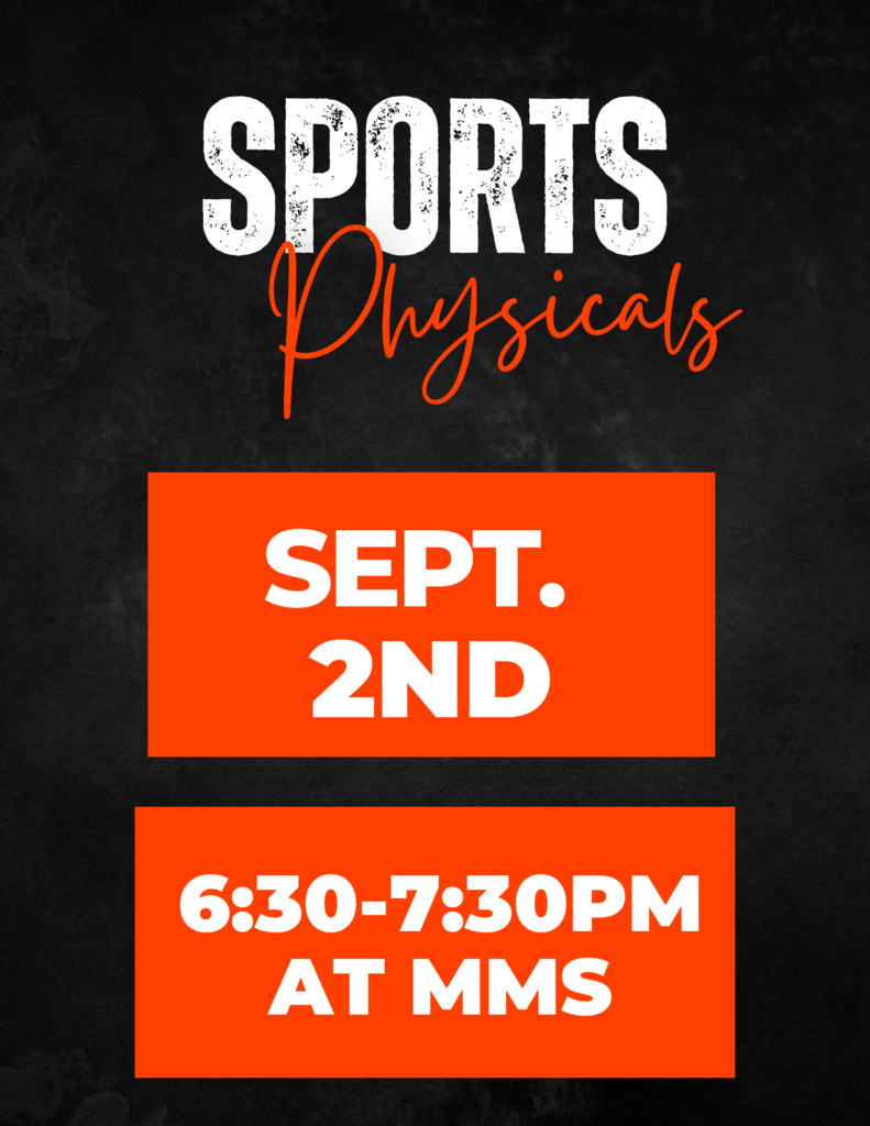 sports physical flyer