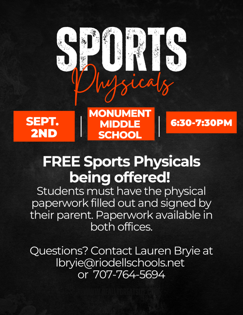 sports physical flyer