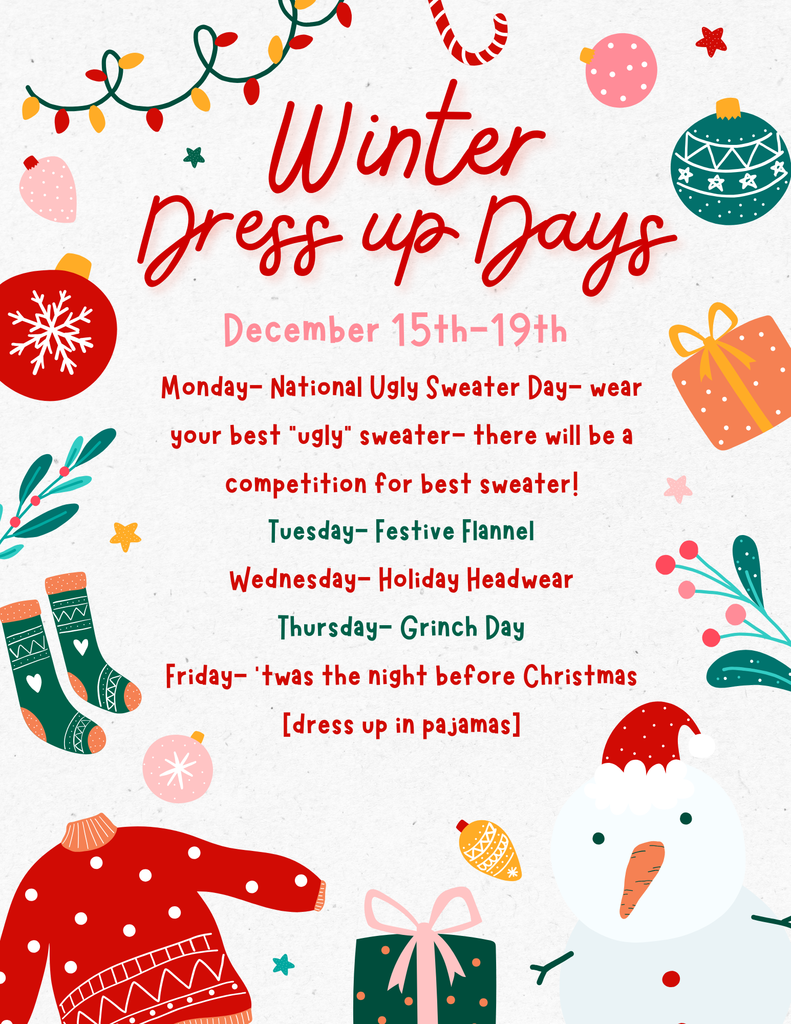 Winter Dress up Days