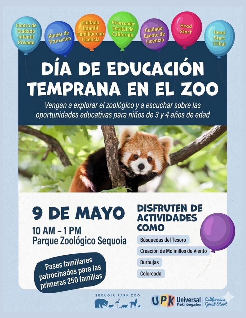 Early Education Day at the Zoo in Spanish