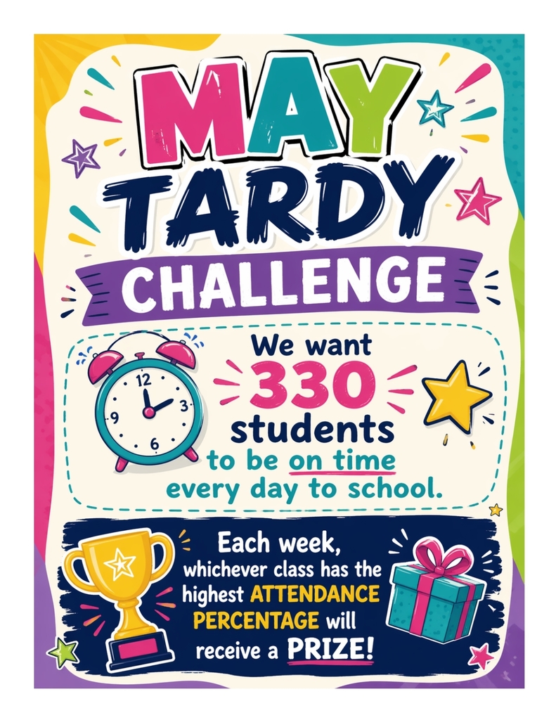 May Tardy Challenge