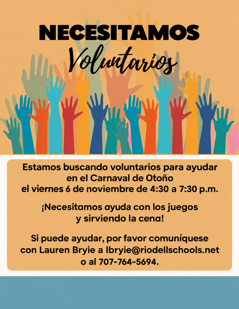 We need volunteers (spanish)