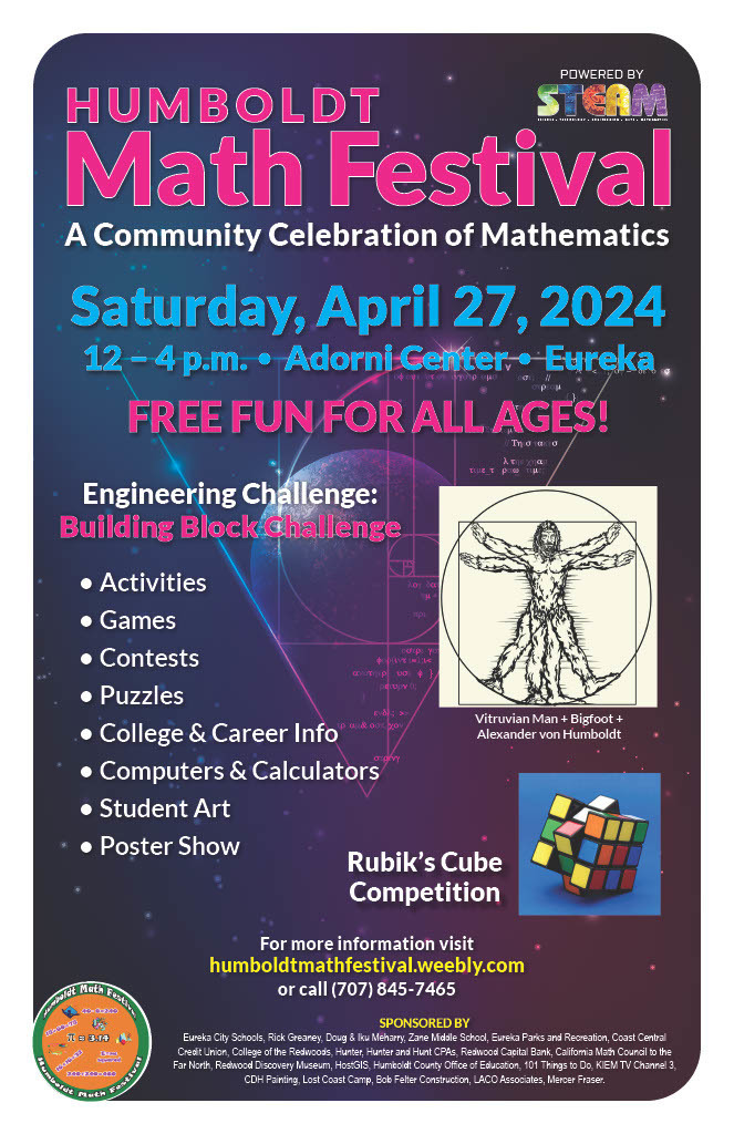 math festival flyer
