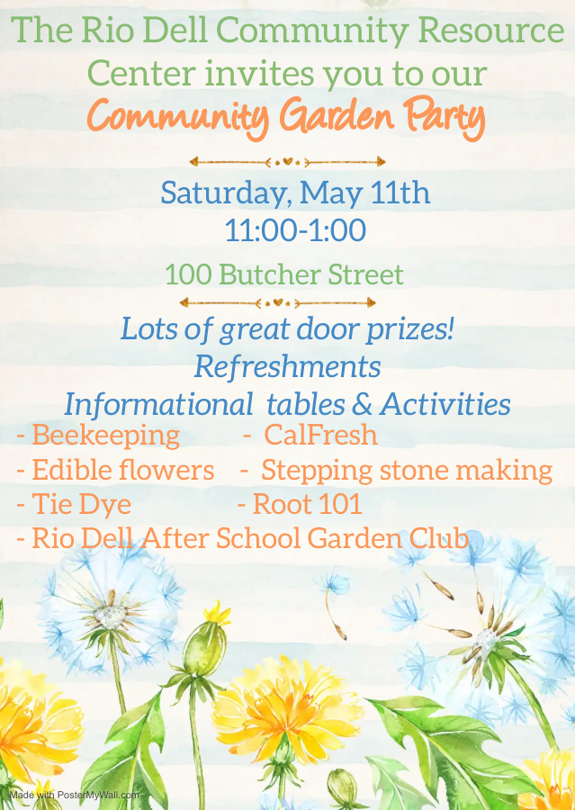 community garden party