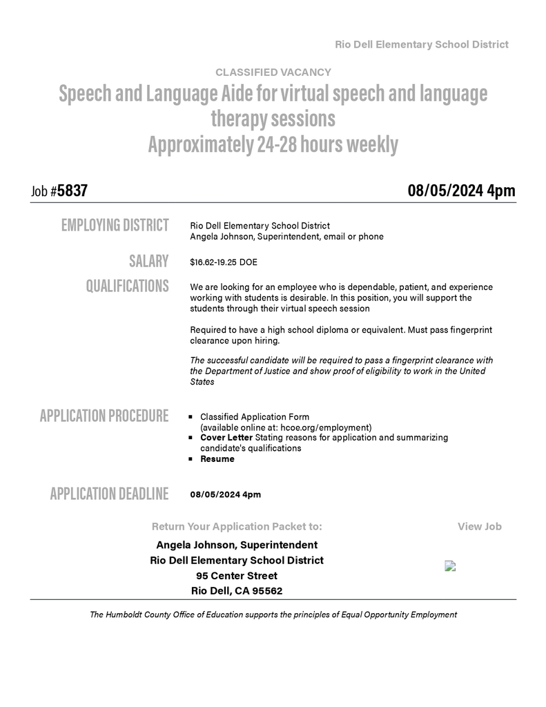 speech aide flyer
