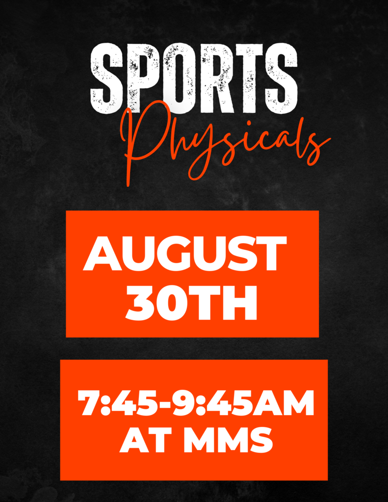 sports physical flyer