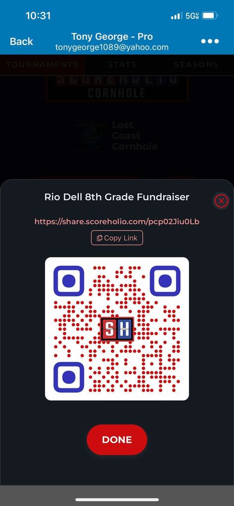 8th grade Cornhole Fundraiser