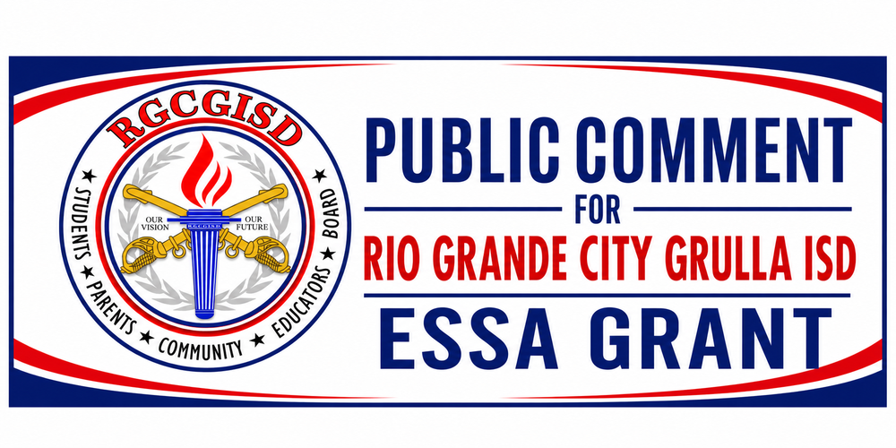 RGCGISD logo Public Comment for Rio Grande City Grulla ISD ESSA Grant