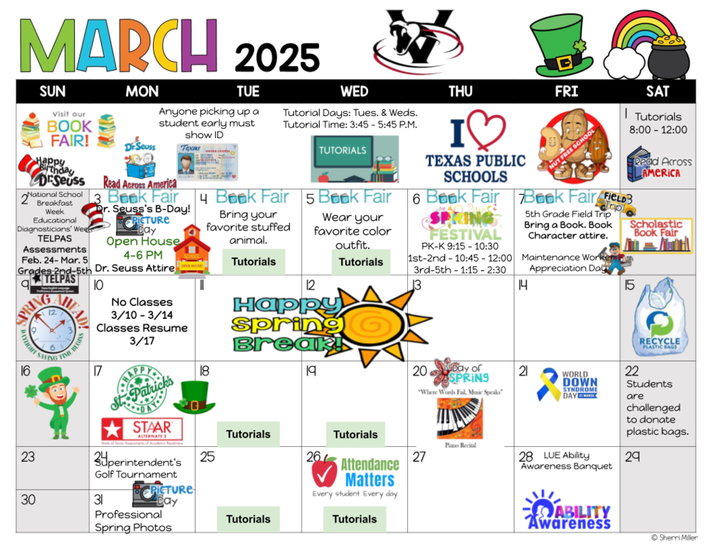 March Calendar