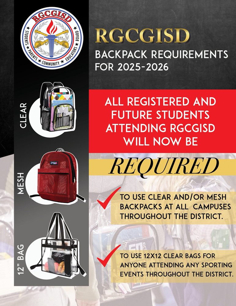 Backpack requirements
